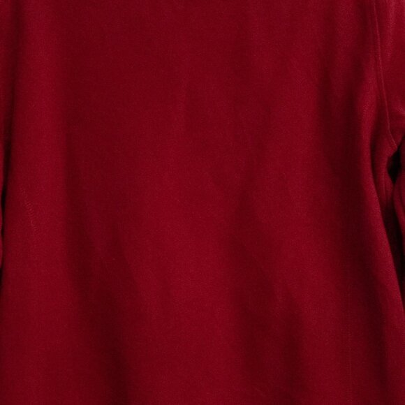 Charles River Mens Half-Zip Pullover Jacket Red Size L - Picture 7 of 8